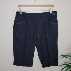 EP Pro Black Bermuda Golf Shorts Size 8